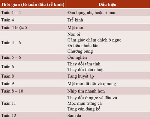 20+ dấu hiệu mang thai (có thai) sớm từ 1-2 tuần đầu tiên 20+ Dấu Hiệu Mang Thai (Có Thai) Sớm Từ 1-2 Tuần Đầu Tiên